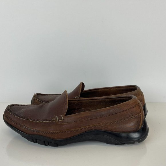 Allen Edmonds Boulder Slip On Loafers Leather Browne Mens Size 7.5 main image 4